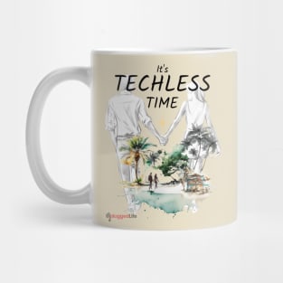 Techless Time Beach Tropical Island Lovers Mug